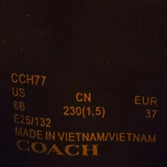 Women's Coach Boot Sculpted C Tall Maple NWT 6 - Picture 11 of 15